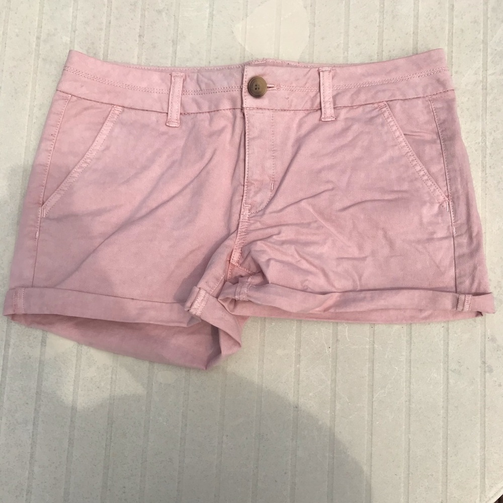 American Eagle Midi Shorts Pink - Picture 1 of 4